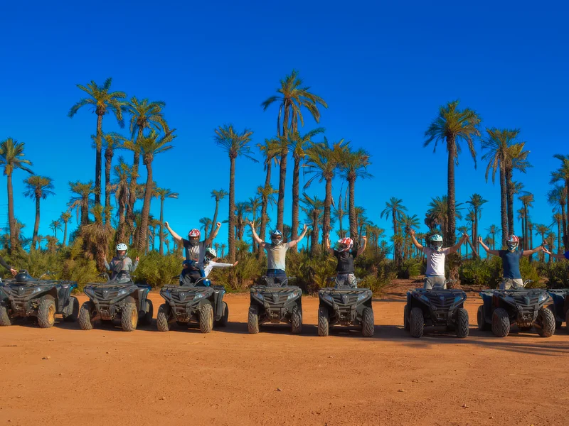 Quad en el Palmeral de Marrakech